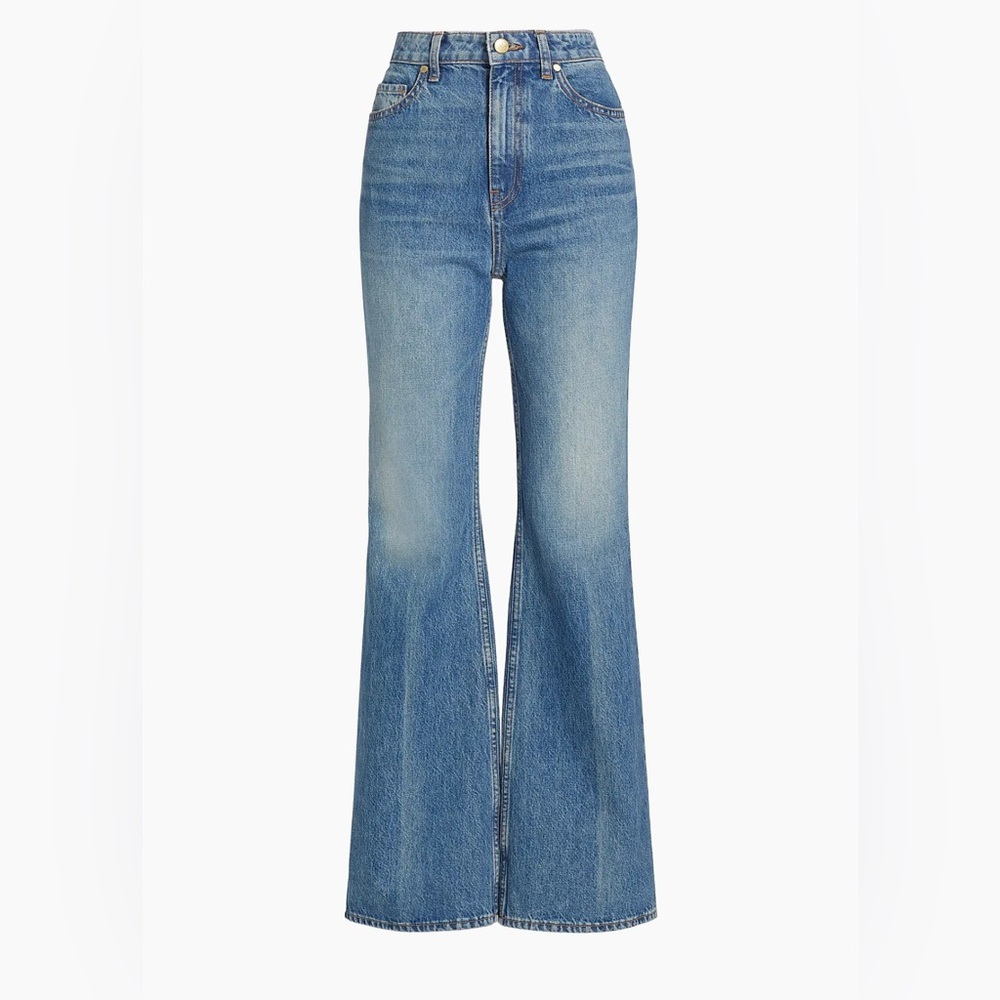 Ulla Johnson Classic Blue Wide Leg Jeans